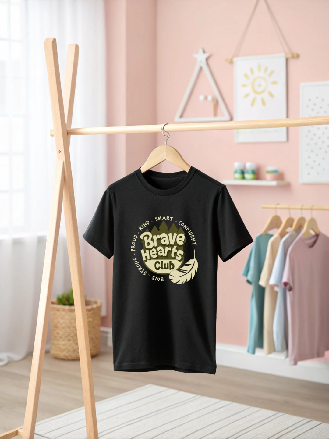 CIASARA Boys Graphic T-Shirt | Brave Hearts Club™ Kids T-Shirt