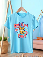 CIASARA Boys Graphic T-Shirt | Let's Roam All Day™ Kids Cotton T-Shirt