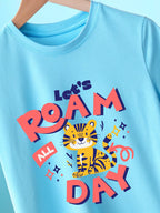 CIASARA Boys Graphic T-Shirt | Let's Roam All Day™ Kids Cotton T-Shirt