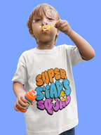 CIASARA funny cartoon t-shirt for boys with colorful Super Stars Squad graphic